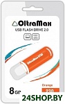 Картинка Флеш-память USB OltraMax 230 8GB (оранжевый) (OM-8GB-230-Orange)