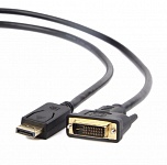 Картинка Кабель DisplayPort — DVI GEMBIRD 20M-25M 1м (CC-DPM-DVIM-1M)
