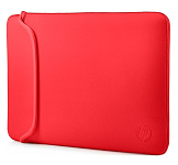Картинка Чехол для ноутбука HP Black/Red Neoprene Sleeve 15.6