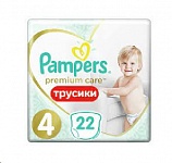 Картинка Трусики Pampers Premium Care Pants 4 Maxi (22 шт)