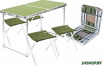 Картинка Набор стол+стулья НИКА ССТ-К2/2 (хаки-хаки)