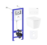 Картинка Унитаз Lavinia Boho Relfix Aveo Rimless 6 в 1 77050205 (белый пластик)