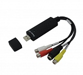 Картинка Конвертер Easier CAP USB 2.0 Video Adapter with Audio (USB, S-video/RCA)