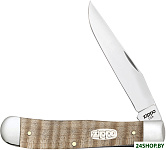 Natural Curly Maple Wood Trapper + Zippo 207