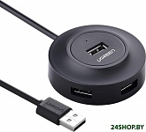 Картинка USB-хаб Ugreen CR106 20277 (черный)