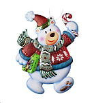 Картинка Игрушка Erich Krause Decor Мишка с подарками (49584)