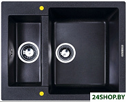 Картинка Кухонная мойка Zigmund and Shtain Rechteck 600.2 (темная скала)