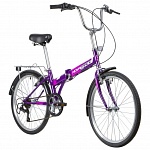 Картинка Велосипед Novatrack TG-24 Classic 6.0 NF 2020 (фиолетовый)