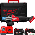 Угловая шлифмашина Milwaukee M18 Fuel One-Key M18FSAGSVO125X-502X 4933493553 (с 2-мя АКБ 5 Ач, кейс)