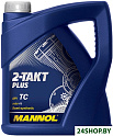 Моторное масло Mannol 2-Takt Plus API TC 4л