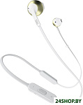 Картинка Наушники с микрофоном JBL Tune 205BT (белый/золотистый)
