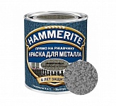 Картинка Краска Hammerite по металлу молотковая 0.5 л (серебристо-серый)