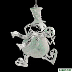 Decor Снеговик на коньках 51161