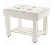 Картинка Банкетка AMC Lux 4 кожзам с полкой / 4.1Б60333 (бежевый/бежевый/бежевый)