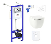 Картинка Унитаз Lavinia Boho Relfix One 7 в 1 87050137 (белый пластик)