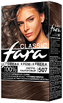 FARA Classic Стойкая крем-краска для волос, тон 507 Светлый каштан