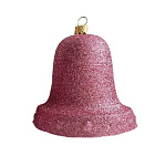 Картинка Елочная игрушка Greenterra Колокольчик (розовый, 12 см, 3 шт)