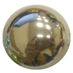 Картинка Новогодний шар Greenterra 20 см (серебристый глянец)