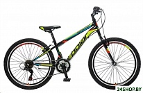 Картинка Велосипед Polar Sonic 24 (черный/зеленый)