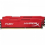 Оперативная память Kingston HyperX Fury Red 2x8GB KIT DDR3 PC3-10600 (HX313C9FRK2/16)