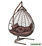 Картинка Подвесное кресло LetoLux Dublin (шоколад/шоколадный)