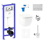 Картинка Унитаз Lavinia Boho Relfix One 9 в 1 97010015 (матовый пластик)