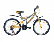Картинка Велосипед Pioneer Extreme (серый/оранжевый/белый)
