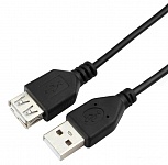 Картинка Кабель ГАРНИЗОН GCC-USB2-AMAF-1.8M (черный)