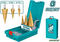 Картинка Набор сверл Total TACSD2031 4-12/4-20/4-32 мм (3 шт)
