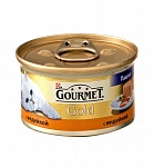 Картинка Консервированный корм для кошек Gourmet Gold с индейкой (85 г)