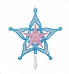 Картинка Подвеска Erich Krause Decor Звезда с кристаллом (47784)
