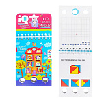 Картинка IQ блокнот: задачки для пальчиков. Кто в домике живет?