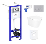 Картинка Унитаз Lavinia Boho Relfix Biore Rimless 7 в 1 87050187 (матовый пластик)