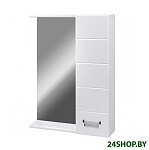 Картинка Шкаф с зеркалом Doratiz Вега 60 (левый, белый)