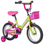 Картинка Детский велосипед Novatrack Twist 12 121TWIST.GNP20 (салатовый/розовый, 2020)