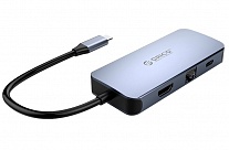 Картинка Док-станция USB Type C Orico MC-U602P-GY