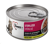 Картинка Консервированный корм для кошек 1st Choice Sterilized 0.085 кг