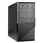 Картинка Корпус ExeGate Minitower BA-201 Black 450W (EX284019RUS)