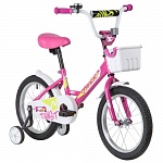 Картинка Детский велосипед Novatrack Twist New 16 2020 161TWIST.PN20 (розовый/белый)
