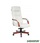 Картинка Кресло руководителя Бюрократ T-9927WALNUT (слоновая кость)