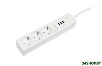 Картинка Сетевой фильтр HARPER UCH-325 White