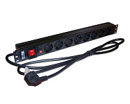 Картинка Блок распределения питания LANMASTER TWT-PDU19-16A8P-3.0