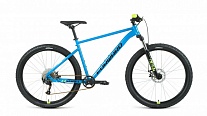 Картинка Велосипед FORWARD Sporting 27.5 XX (17, синий/желтый)