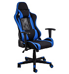 Картинка Кресло AksHome Оптимус (черный/синий)