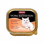 Картинка Консервированный корм для кошек Animonda Vom Feinsten Castrated с индейкой с лососем (0,1 к