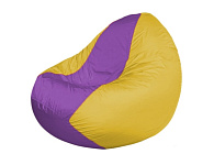 Картинка Бескаркасное кресло Flagman Classic К2.1-262 (сиреневый/желтый)