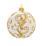 Картинка Елочная игрушка Орбитал А-91 (белый опал) (200-001-2)