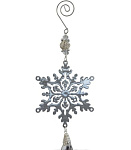 Картинка Игрушка ВОЛШЕБНАЯ СТРАНА СНЕЖИНКА R100951 (серебристый)