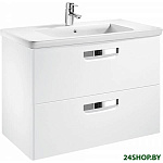 Картинка Тумба под умывальник Roca The Gap 80 ZRU9302877 (белый глянец)