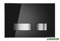 Картинка Панель смыва Cersanit Movi (черный глянцевый) S97-013